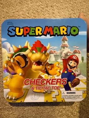 Super Mario checkers game